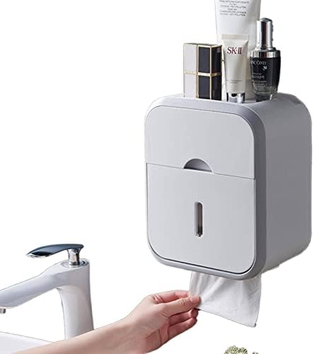 Moumo toaletni tkivni okvir držač tkiva bez bundovog toaletnog stalak za toaletni stalak zidni stalak za ekstrakciju papira