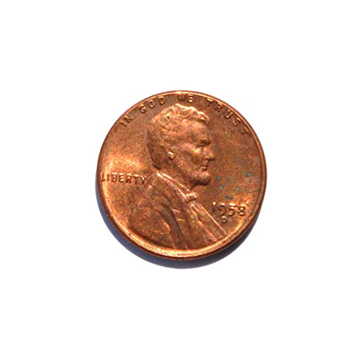 1958. AE Sjedinjene Države Lincoln Cent Penny vrlo fino