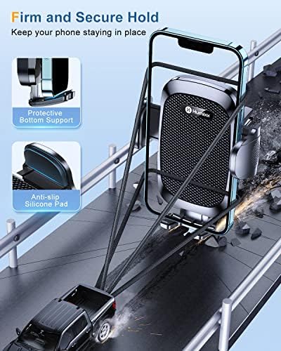 Humixx dizajniran za iPhone 13 Pro Max Case 【10ft Zaštita kapljice vojne ocjene】 & Telefon za automobil 【2022 stabilnost