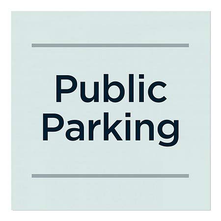 CGSIGNLAB | Javni parking -Basic Teal prilijepljenje prozora | 24 x24