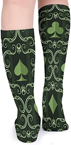 Simboli igraćih karata sportske čarape tople čarape s cijevima visoke čarape za žene muškarci za trčanje ležerna zabava