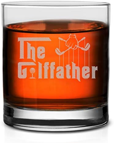 VERACCO Golffather viski staklo smiješni rođendanski pokloni Očevi rođendanski pokloni za novog tata očuha
