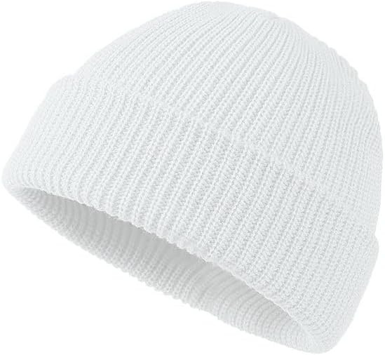 Toptie zimske manžete Beanie pleteni šeširi za muškarce i žene, topla i mekana kapica Toboggan