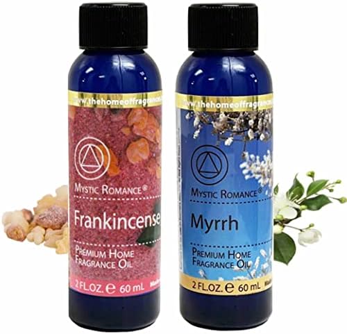 Frankincense i Myrrh ulje kombinirani paketi čisti prirodni miris difuzor plamenika 2oz