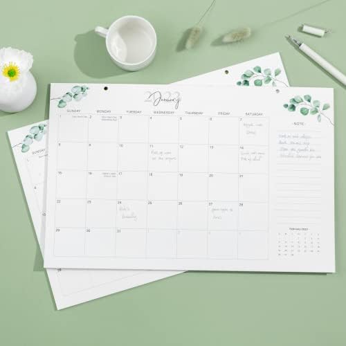 Kalendar stola 2023-2024 Kalendar radne površine zelenila - siječanj 2023. do lipnja 2024. | 17x11 inčni mjesečni kalendar