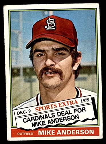 1976. Topps 527 T Mike Anderson St. Louis Cardinals Fair Cardinals