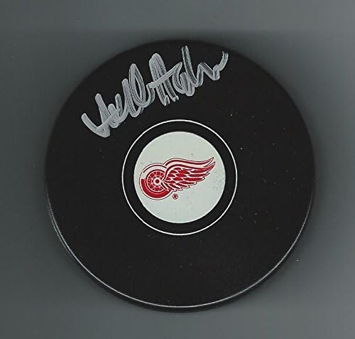 Aksel Holmstrom potpisao je Detroit Red Vings NHL golove s autogramima.