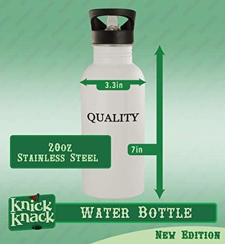 Knick Knack pokloni Fart - 20oz hashtag od nehrđajućeg čelika, boca za vodu, srebro