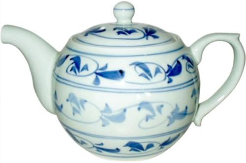 Moderan čajnik s troslojnom arabesknom loncu s U cjedilo od čaja, Arita Ware japanski čaj Porculan/veličina 7,1 x 4,3 x 0,4