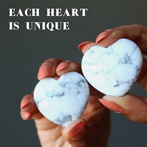 Satenski kristali zavijaju srce vole bijelo sivo zacjeljivanje kristalnog kamena 3,0-3,25 inča