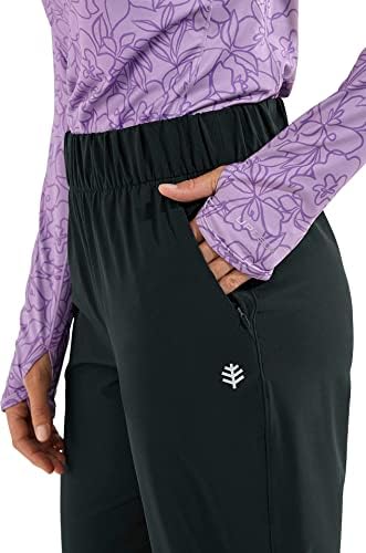 Coolibar UPF 50+ ženskih sprinterskih sportskih hlača - zaštitno od sunca