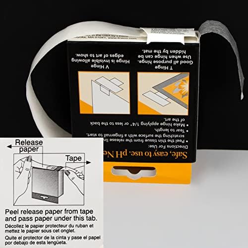 LINECO samo -ljepljivo tkivo za montažu/zglobove, 1 x 12 Upotreba u ugradnji lagane umjetnosti i dokumenata u DIY, zanatu
