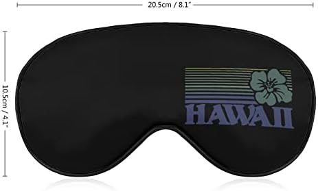 Havajski maska ​​za spavanje s podesivim remenom mekim poklopcem očiju začepljujući povez s očima za putovanje opuštanje