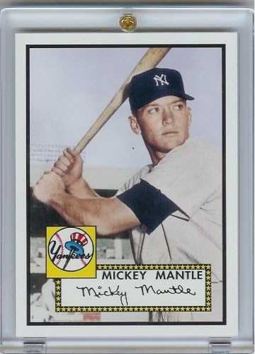 2006 Topps Mickey Mantle 1 Rookie of the Week Baseball Card - Stanje metvice - isporučeno u zaštitnoj kućici vijaka!