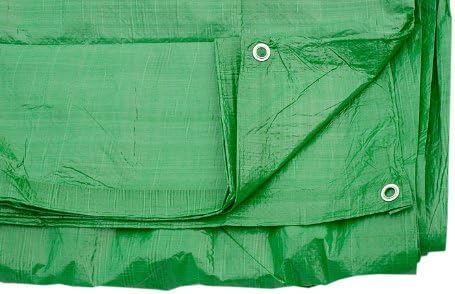 3 x TARPAULIN TARP vodootporni listovi pokrivaju zeleno 39 ft x 65 ft 12m x 20m