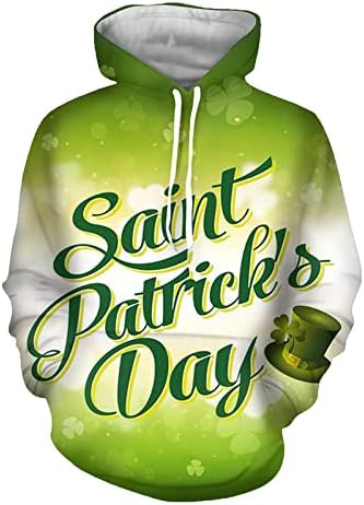 DAN ST PATRICKS DAN DANA za muške irske vrhove pulover Shamrock majica casual dukserice vrhovi dugih rukava Hoody