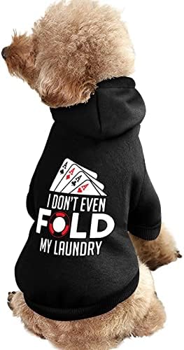 Smiješan poker, čak i ne preklapavam rublje s jednim komadom za pseće kostim odijela za kućne ljubimce s dodacima za kućne