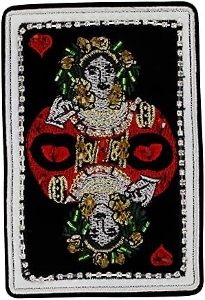 Perlica za vez pokera zakrpa Sveto srce Isusova zakrpa šivanje na kristalnim flasterima Applique Motifis Ukrasna značka