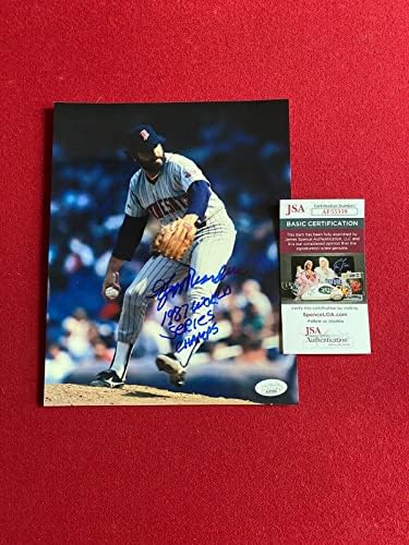 Jeff Reardon, Autographed Ins. 8x10 Photo Vintage - Autografirane MLB fotografije