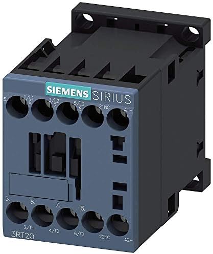Siemens 3RT20151BB42 Kontaktor, AC-3, 3KW/400V, 1NC, DC 24V, 3-Pole, SZ S00 vijčani terminal
