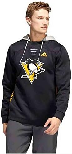Adidas muški NHL Pittsburgh Penguins Skate čipkasti kapuljač