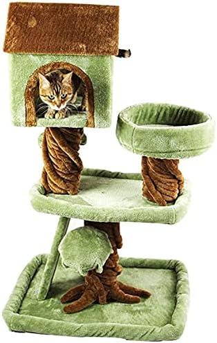 ; Mačje drvo grebalica mačji toranj mačje drvo brušenje grebalica igračka od punog drveta mačji okvir za penjanje luksuz