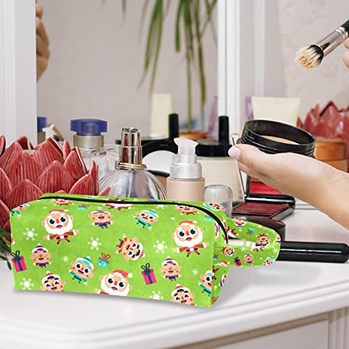 Makeup vrećica Putovanje kozmetička torba Slatka Djeda Mraza i dječja toaletna vreća Organizator torbica s patentnim zatvaračem