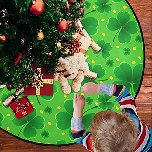 visesunny božićno drvce prostirka dvostruki slojevi zelena djetelina praznična zabava rustikalna seoska kuća lollipop ukrasi