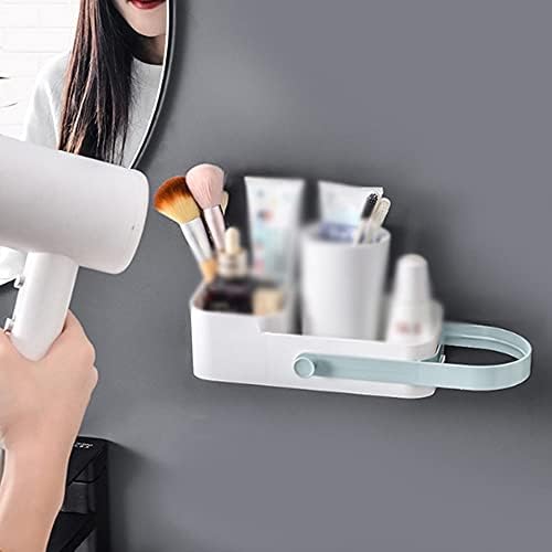 UXZDX non-markiranje zidnih nosača bez perforacije, nosač za sušenje kose, višenamjenski stalak za pohranu kupaonice
