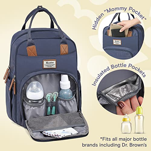 Ruvalino Baby Essentials postavljen za nove mame pelene ruksak i paket vrećice za skladištenje majčinih mlijeka