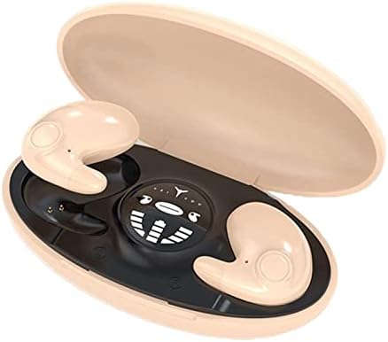 CJUPZI Nevidljivi uši za spavanje, IPX5 Vodootporne slušalice za spavanje s mikrofonom, ultra udobne ušne pupoljke za kontrolu