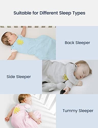 Totaha nježno utežena vreća za spavanje beba, maslačka mekana nosiva pokrivač za bebe, torba za spavanje, nadogradnja dvosmjernog