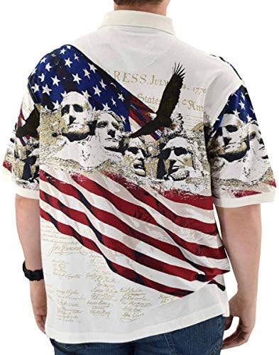Američka ljetna alover Patriotska muška polo majica