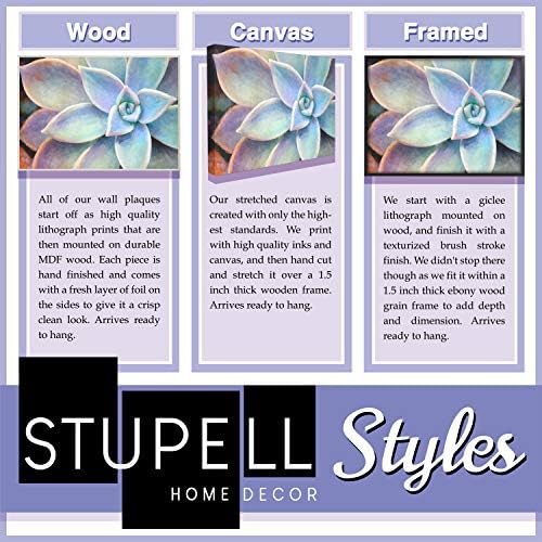 Kolekcija dekora Stupell Home Décor Blue Orange Purple and Pink Paint Splatter Glam modni portret Umjetnost zidne ploče,