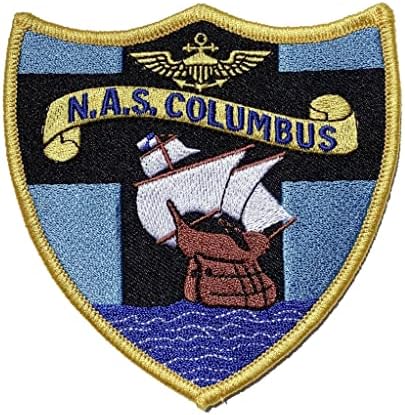 Eskadrila nostalgija LLC N.A.S. Columbus flaster - plastična podloga