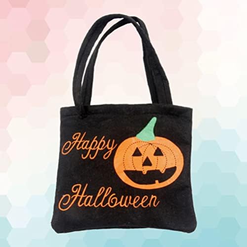 Amosfun Halloween Torbe za poslastice 3pcs trik za Halloween ili poslastica za zabavu Tote torbe Felt slatkiša s ručkama