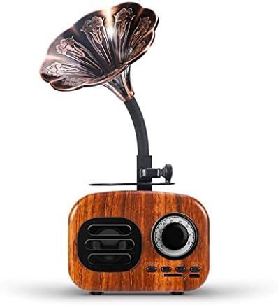 WETYG zvučnik retro drvena nosača zvučnika Outdoor Sound System Tf FM Radio Music Mp3 Subwoofer