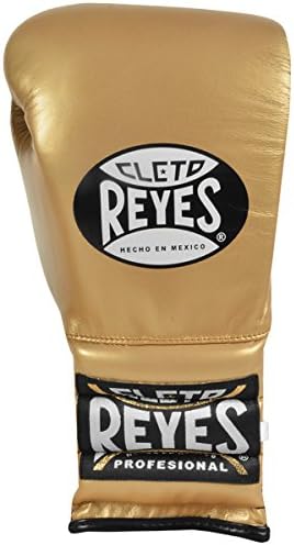 Cleto Reyes Tradicionalna bokserska rukavica za čipkaste up trening - čvrsto zlato