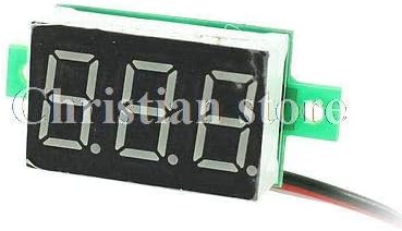 Dijelovi alata 0-100VDC 3-Wire 3 Digitalni zaslon ploča Voltmeter crveni LED voltni test mjerač