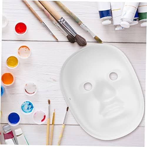 Nolitoy 24 PCS DIY maska ​​Kloun dekor Jester Kostim Dječje odjeće bijeli dekor Jednostavni Halloween kostimi DIY maske