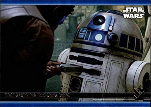 2020. Topps Star Wars Uspon Skywalker Series 2 Blue 6 Prijenos Booliovih podataka R2D2 Trgovačka kartica
