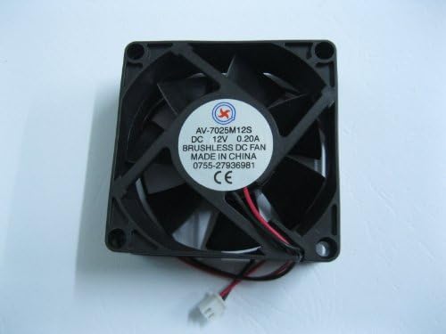 1 PCS DC ventilator 12V 7025 2 PIN 70X70X25 mm bez četkica za hlađenje ventilatora za hlađenje