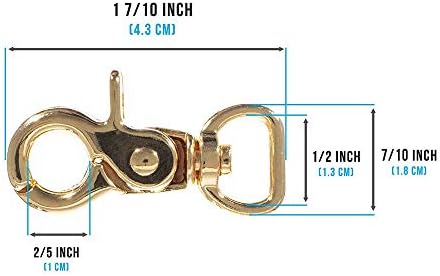 Zlatna 1/2 inčna metalna okretna glava jastoga kandži kuke - komunalni program, zanat i popravak