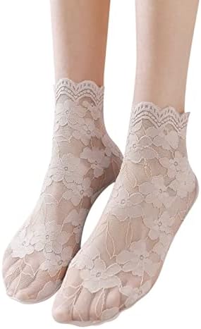 Pearl čipkaste čarape prozračne čarape balerine čarape non klizave čarape prozirne čarape s niskim čarapama Sportske čarape