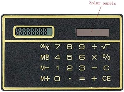 Cujux 8 -znamenkasti Ultra tanki kalkulator solarne energije s dizajnom kreditne kartice s dodirnim zaslonom prijenosni mini