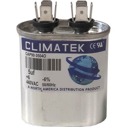 Climatek ovalni kondenzator - Usklada se uslugu First CPT01110 | 5 UF MFD 370/440 VAL