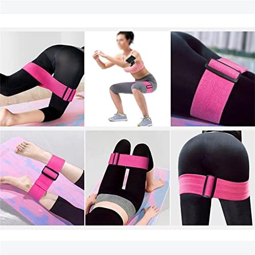 BHVXW Anti-Slip Gand Bend Home Fitness Ring Pilates Hip Circle Booty Elastic Training Yoga Band Workout