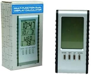 Multifunkcionalni kalkulator sa stolnim sat, datum, temperatura, tajmer za dom i ured