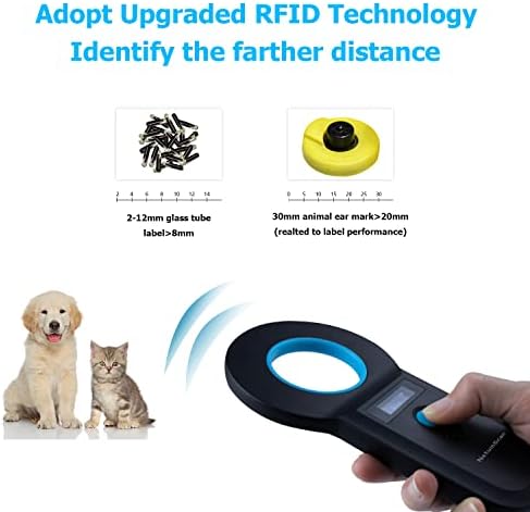 NetUMSCAN PET PET REATER SCANER, RFID EMID prijenosni PET CHIP skener za punjenje podataka skener oznaka životinjskog skenera