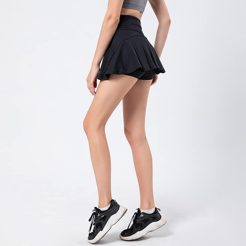 Opletena teniska suknja suknja za golf sportove brze suhe sukne suknje hlače trčanje fitness džepni joga suknja suknja